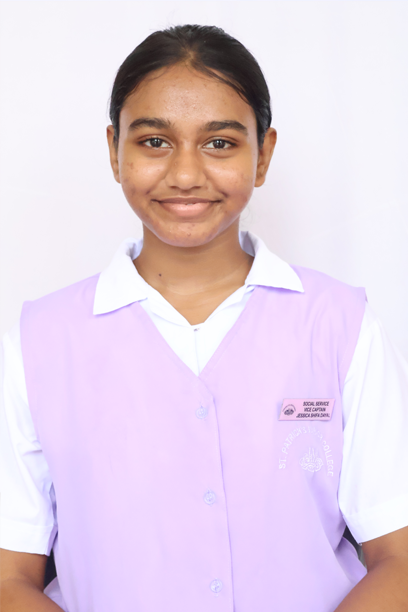 JESSICA SHIFA DAYAL(SOCIAL SERVICE VICE CAPTAIN)